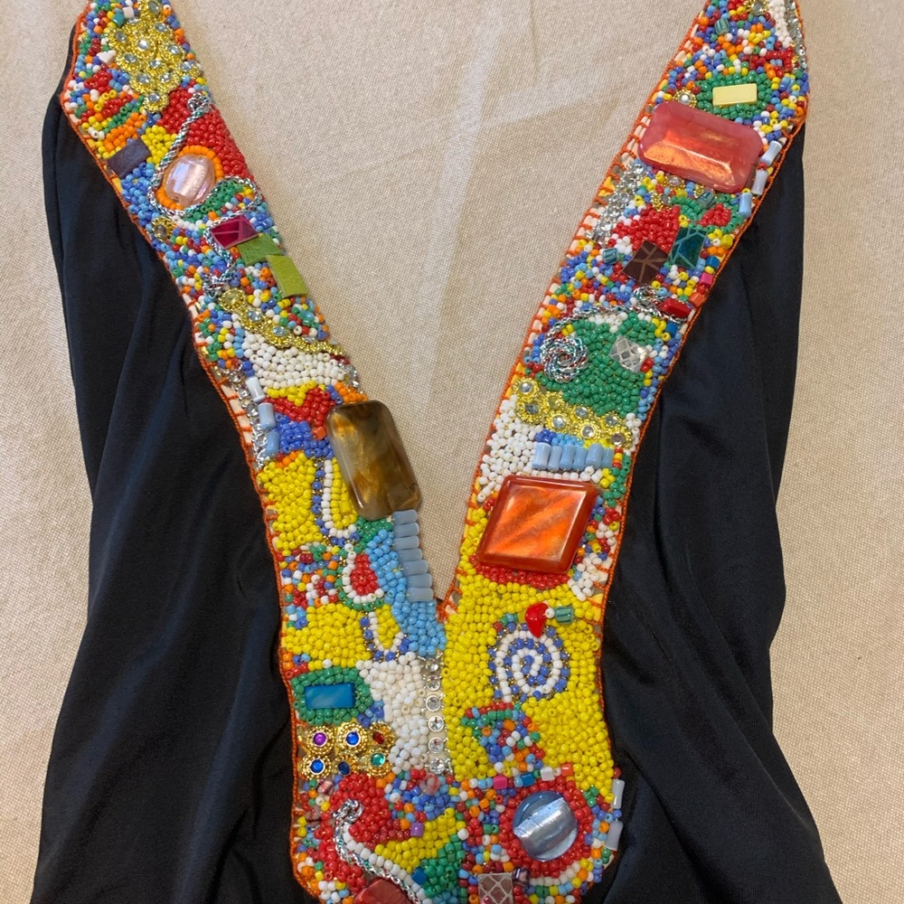Caffe sexy beaded swimsuit
